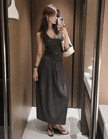 Burd string long skirt