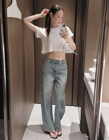 Posen light denim pants