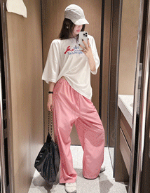 Lona banding cotton pants