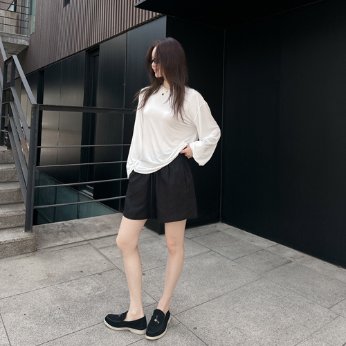 Lairy linen short pants