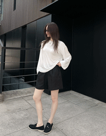 Lairy linen short pants