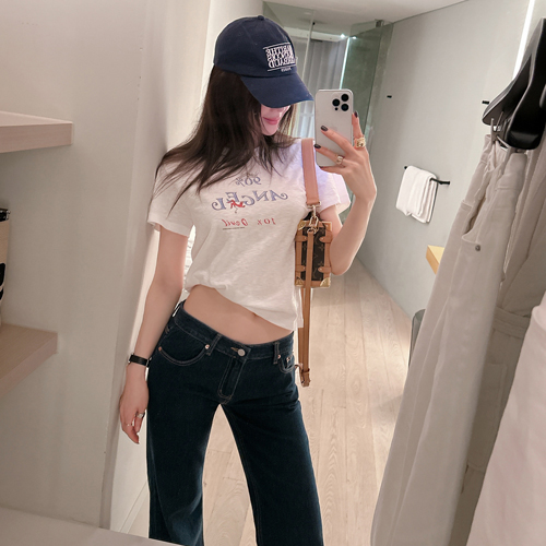 Angel round tee