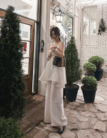 Putty tencel cargo pants