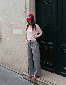Molty cotton wide pants