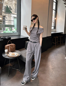 Dion wide slacks 
