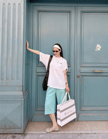 Candy bermuda pants
