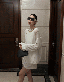 Anti damage linen knit