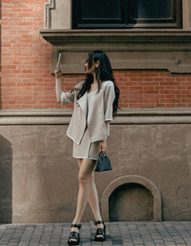Soul scoop-neck jacket