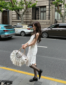 Cassia midi banding skirt