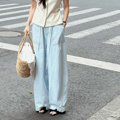 Nuss string light denim