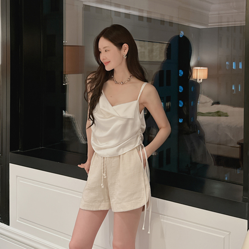 Mumu jacquard banding shorts