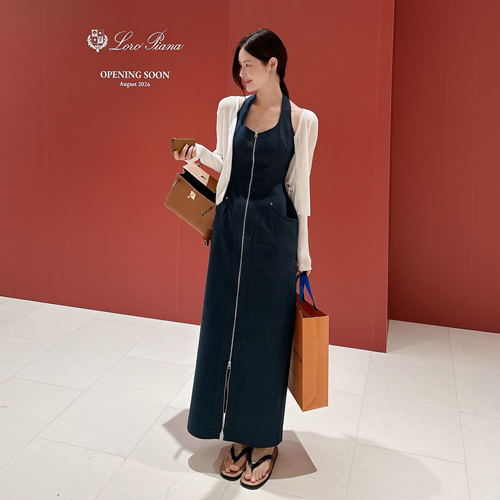 Kane zipper holter dress