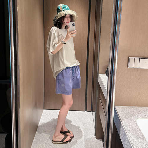 Holiday cotton shorts
