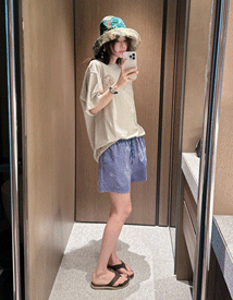 Holiday cotton shorts