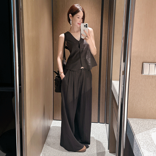 Peak linen pants