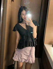 Lido ruffle blouse