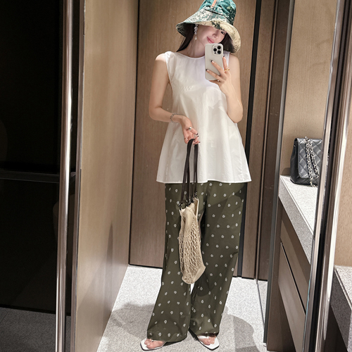 Fresh summer cotton pants