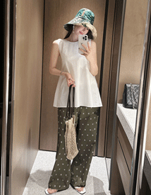 Fresh summer cotton pants