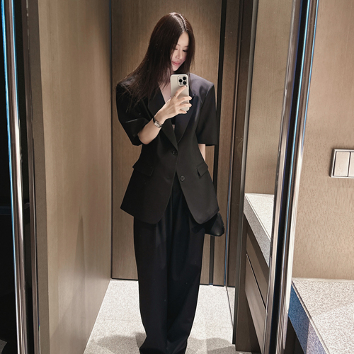 Cita half sleeve blazer