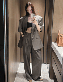 Cita half sleeve blazer