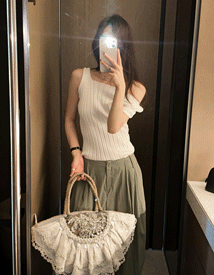 Modal off-shoulder knit
