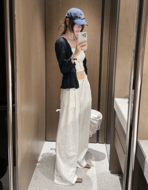 Marco pin-tuck pants