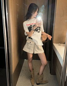 Hoke printing cotton tee
