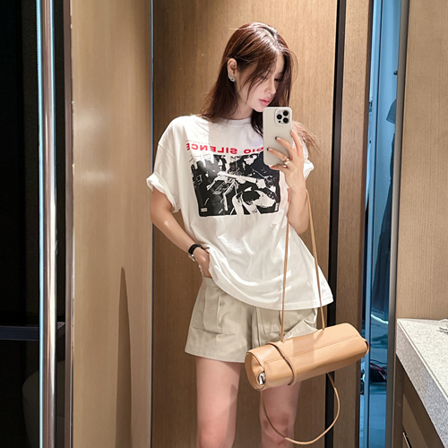Hoke printing cotton tee