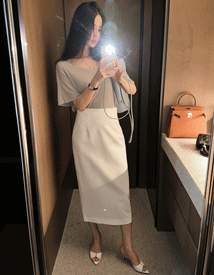 Fancy midi skirt