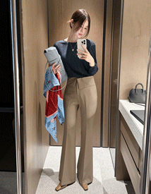 Torre wide band slacks