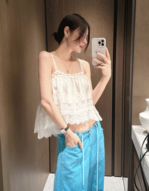 Lala lace nashi top