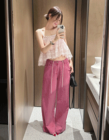 Meg pigment string pants