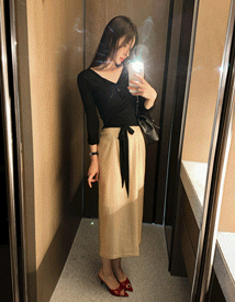 Simon tencel long skirt