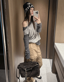 Jack layered halter tee