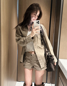 Lay pigment western shirt