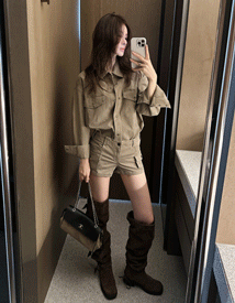 Lay pigment western shorts
