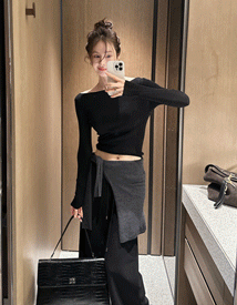 Cella wool slim tee