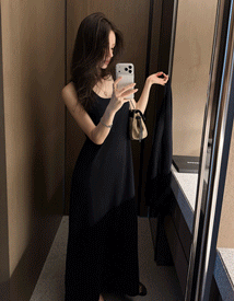 Sole round long dress