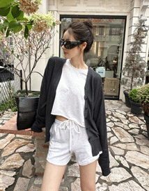 Carol button wool cardigan