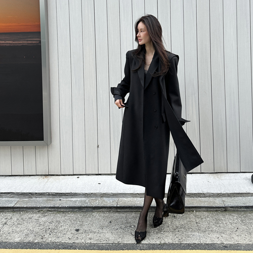 Rene muffler long coat