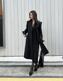 Rene muffler long coat