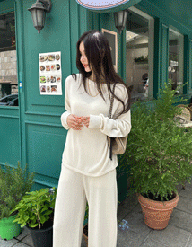 Meld boat-neck knit