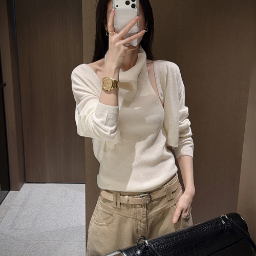 Rory wool halter knit set-up