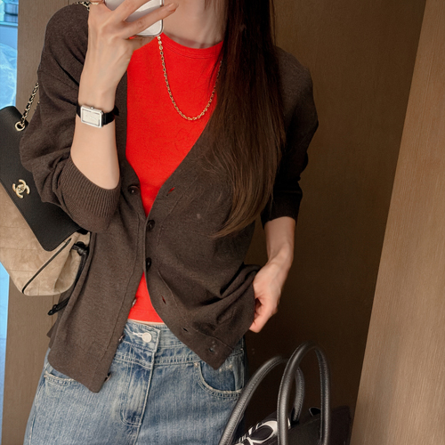 Venue loose V-neck cardigan