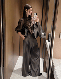 Stunt flare slacks