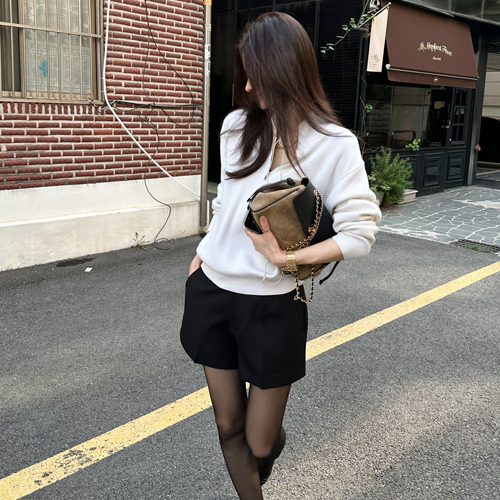 Marlow ban zip-up wool knit