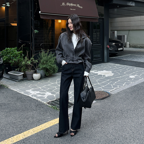Elia bizzo indigo denim