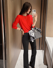 Plain wool silk knit