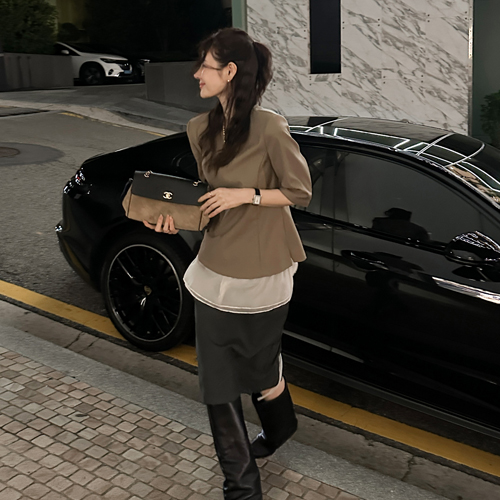 Dining layered blouse