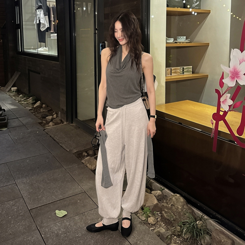 Coma button wool pants (wool 100%)